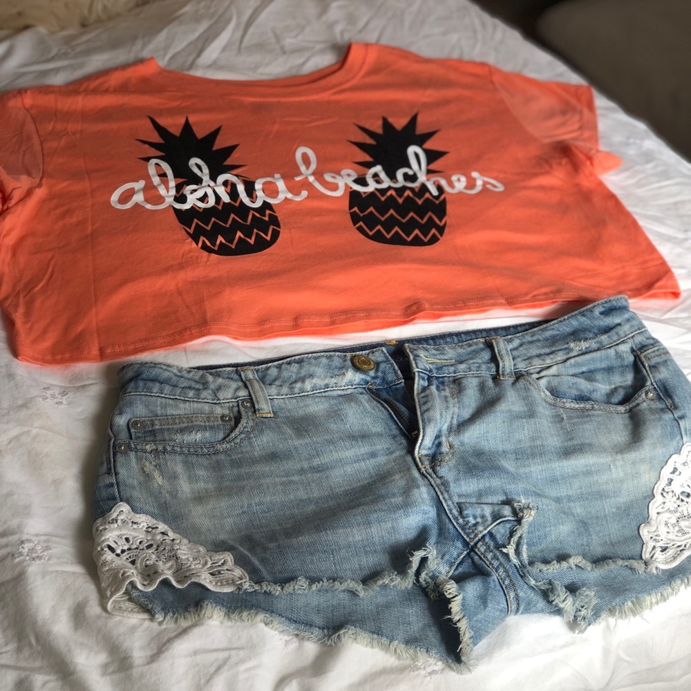 Orange Crop Top